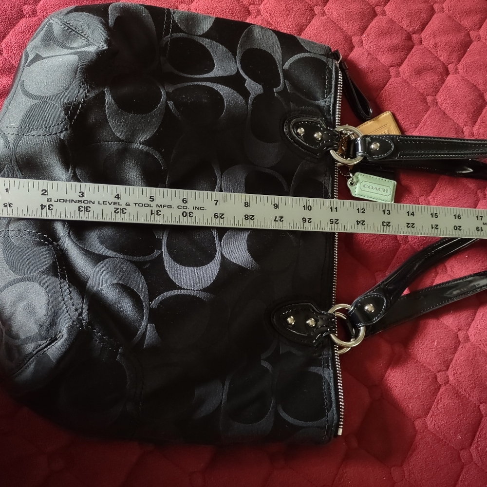 Coach Black Cloth Bag